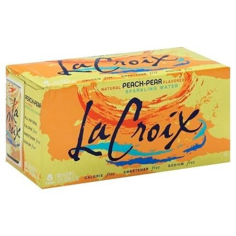 La Croix Sparkling Water Peach-Pear 355ml x 8