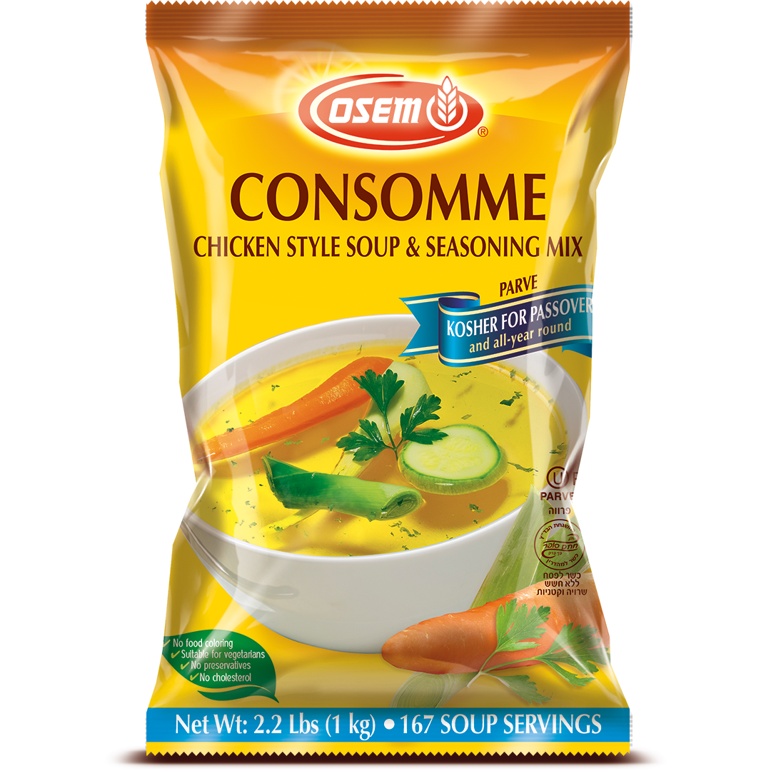Osem Chicken Style Consomme Soup Mix Passover 1 Kg