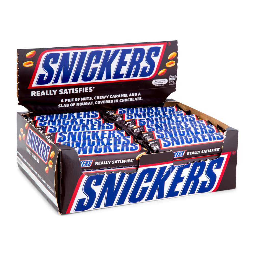 Snickers Chocolate Bars 50 x 44g