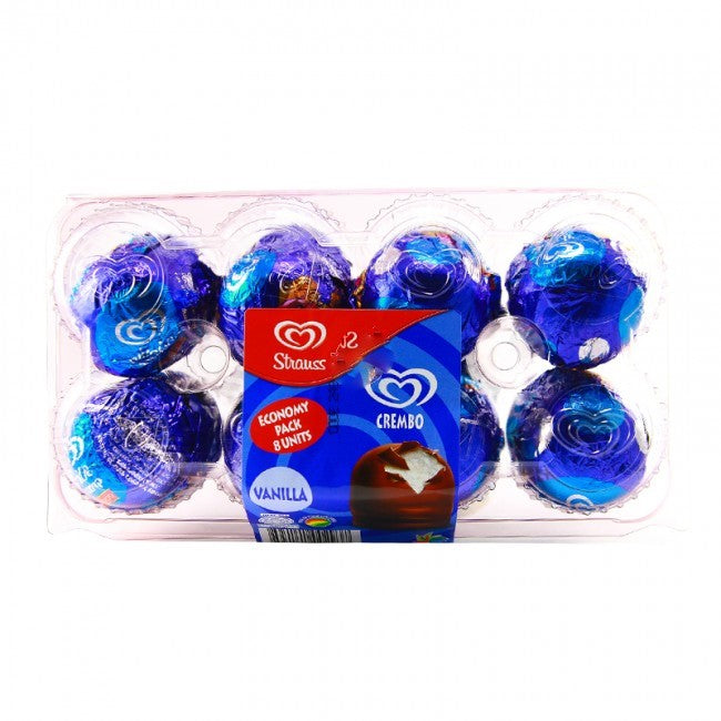 Strauss Crembo Vanilla 8-Pack