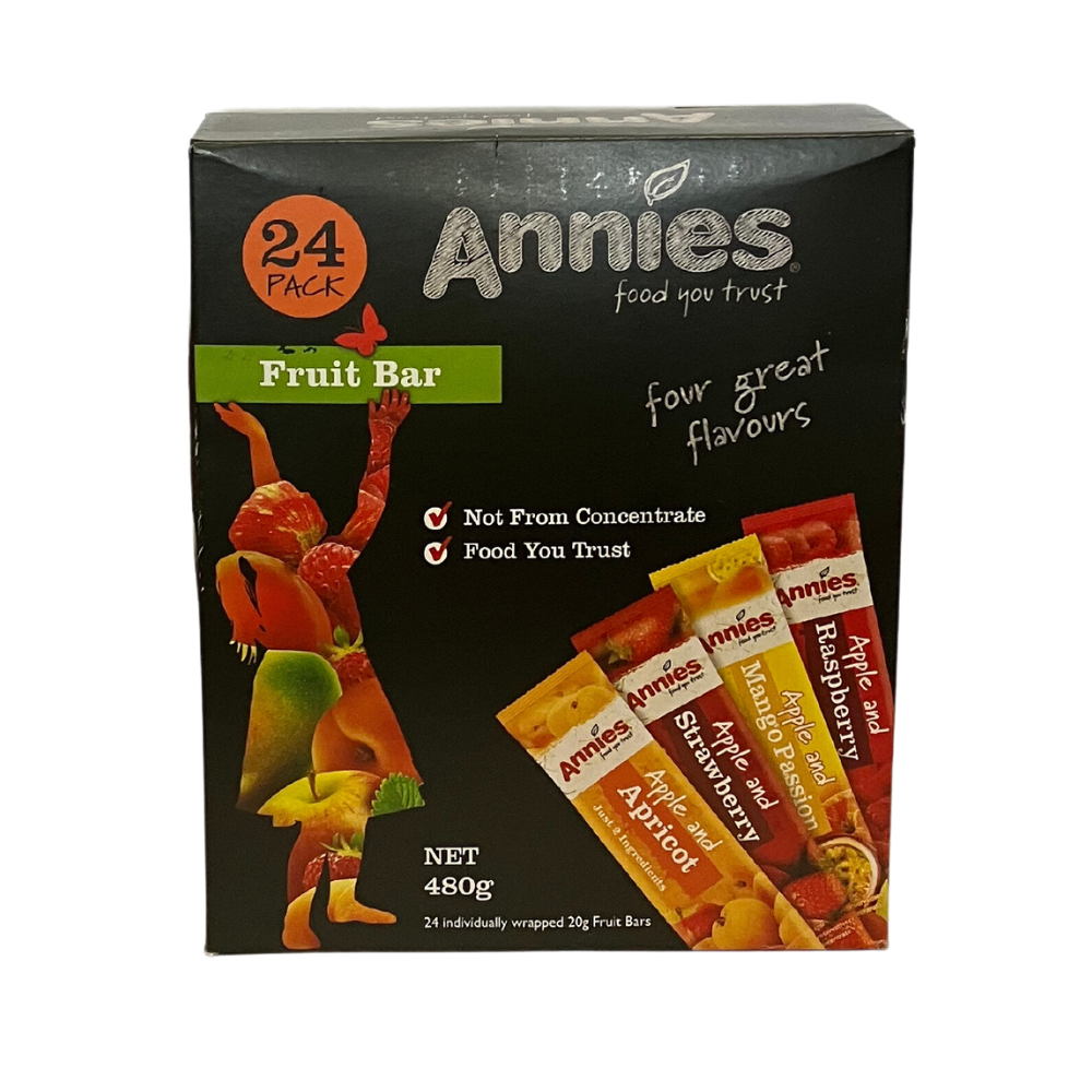 Annies 100% Fruit Bars 24 Pack 480g