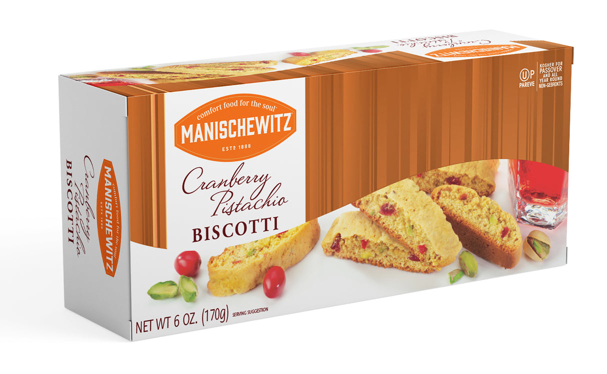 Manischewitz Cranberry Pistachio Biscotti 170g