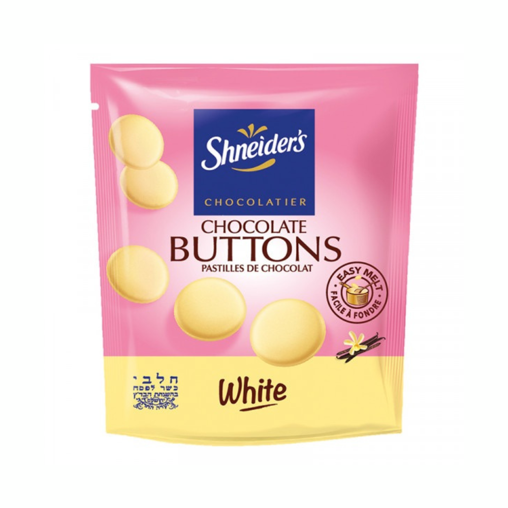Shneiders White Chocolate Buttons 300g