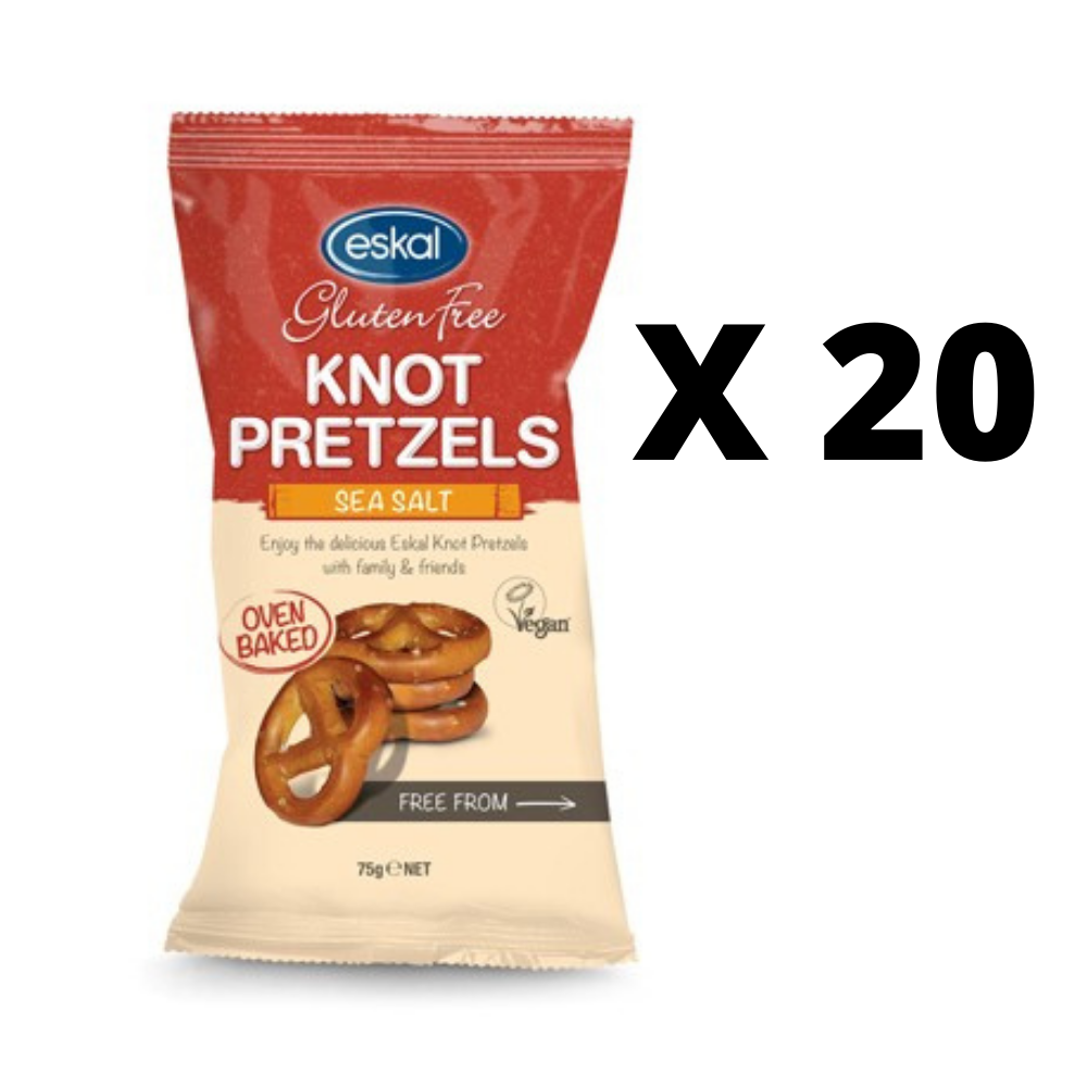 Eskal Gluten Free Pretzels 20 x 75Gr
