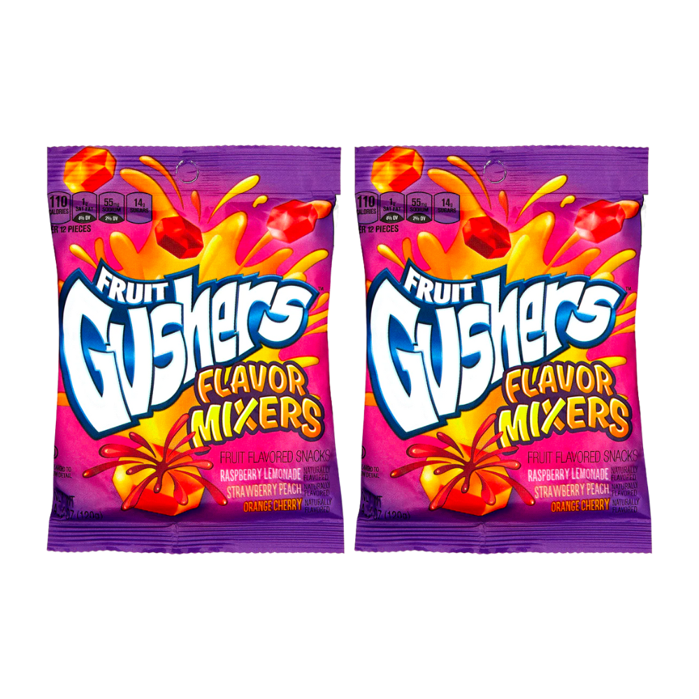Fruit Gushers Flavour Mixers 120g x 2