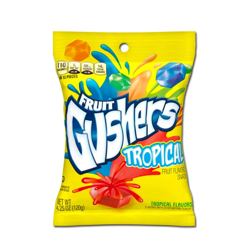 Betty Crocker Fruit Gushers Tropical 120g
