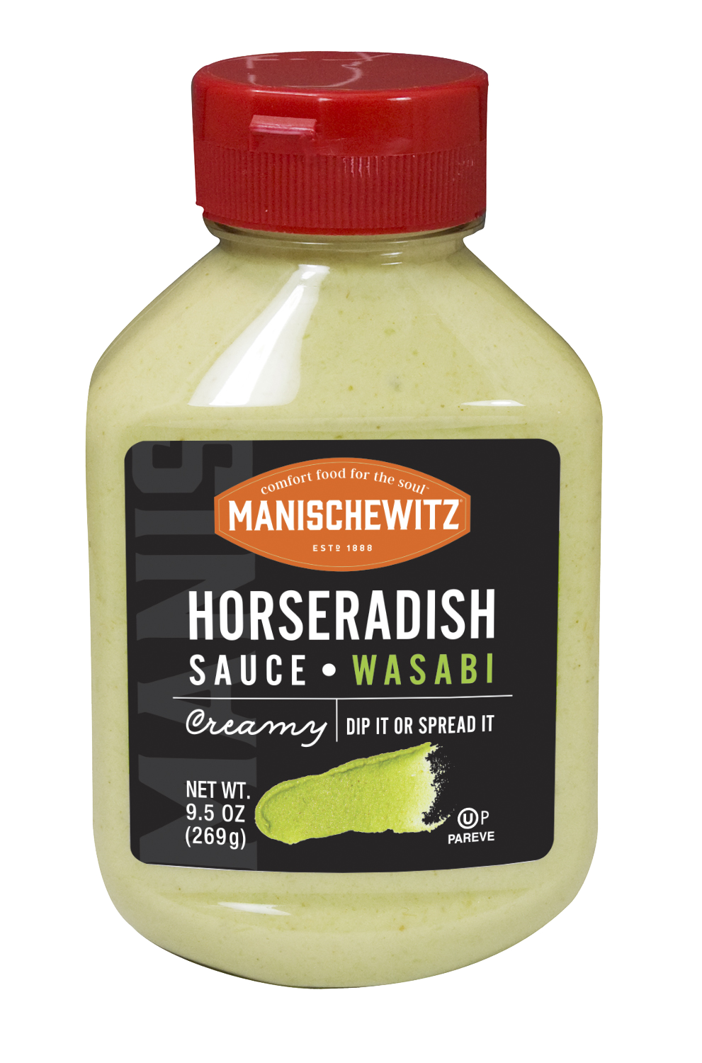 Manischewitz Creamy Horseradish Wasabi Sauce 269g