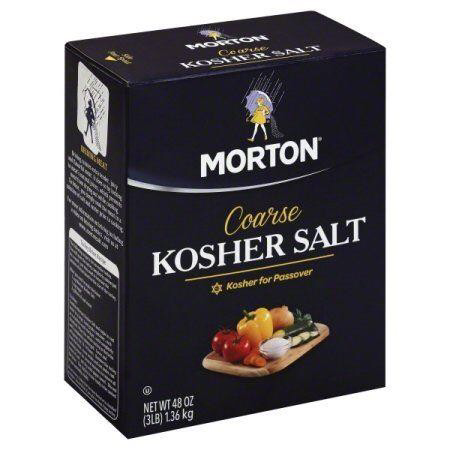 Morton Coarse Kosher Salt 1.36kg