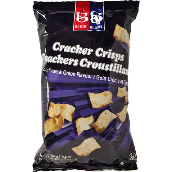 Beigel & Beigel Nish Nosh Cracker Crisps Sour Cream & Onion 300g