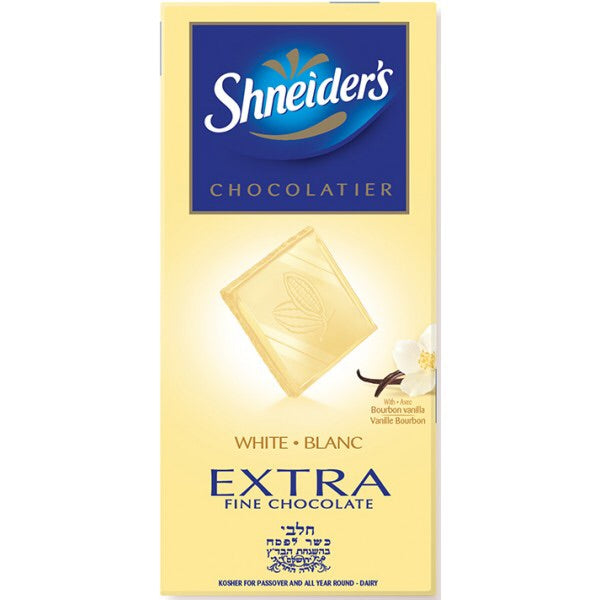 Shneiders Extra Fine White Chocolate 100g