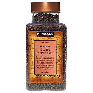 Kirkland Signature Whole Black Peppercorns 399g