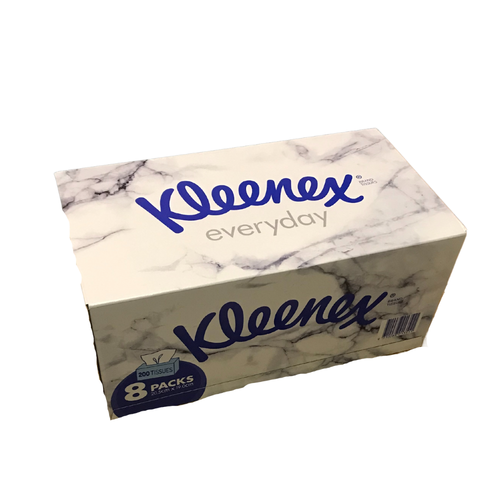 Kleenex Facial Tissues 8 x 200 Pack