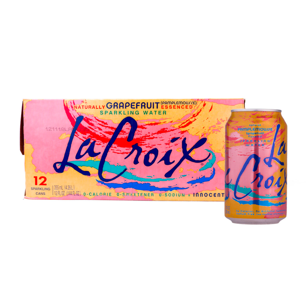 La Croix Sparkling Water Grapefruit 355ml x 12