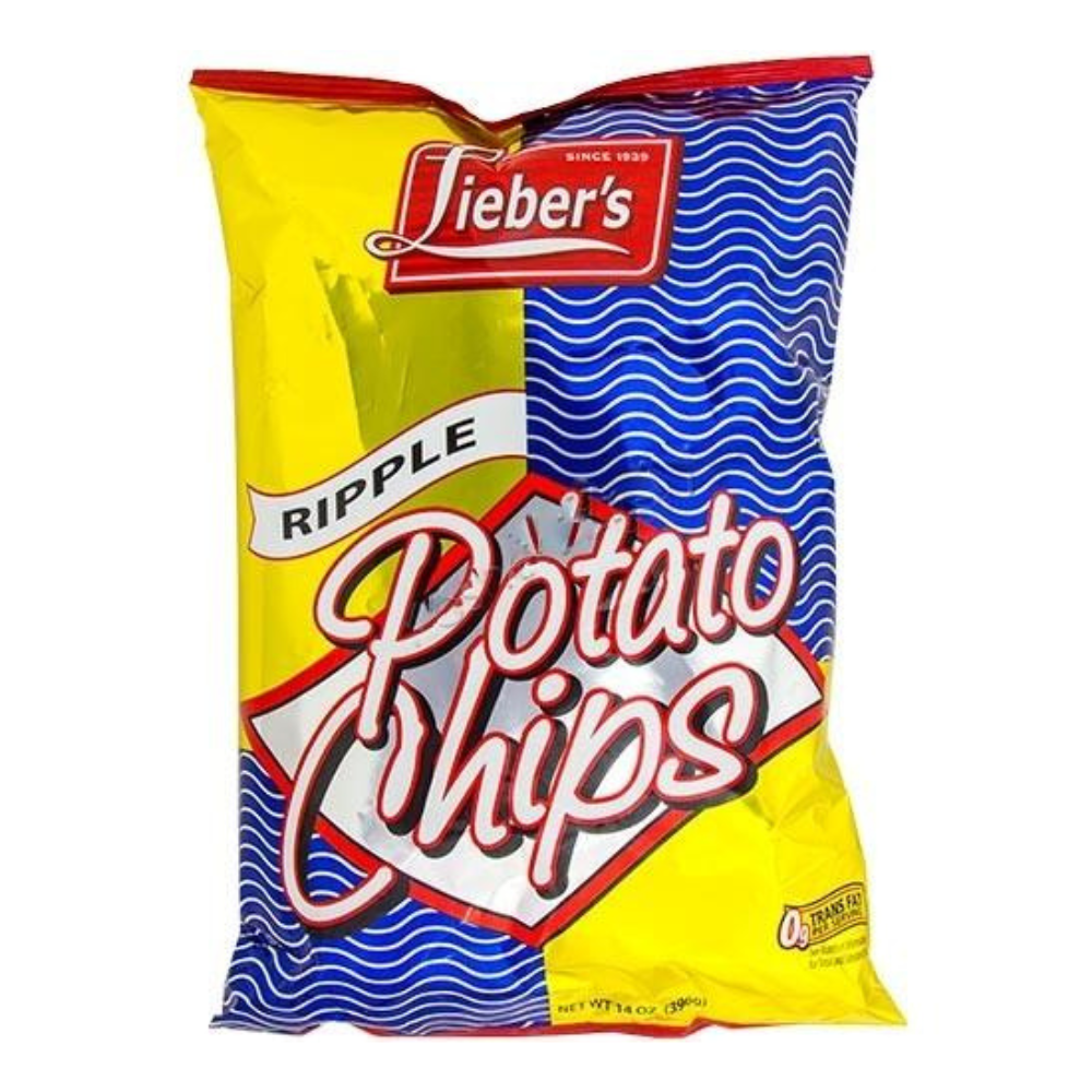 Liebers Potato Chips Ripple 340g