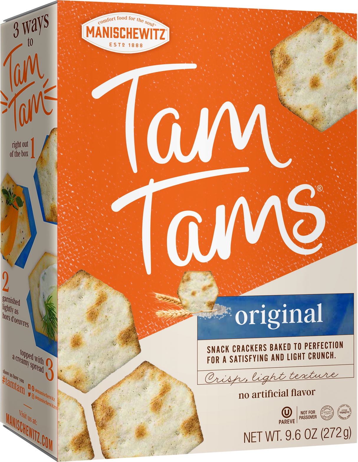 Manischewitz Original Tam Tams Crackers 272g