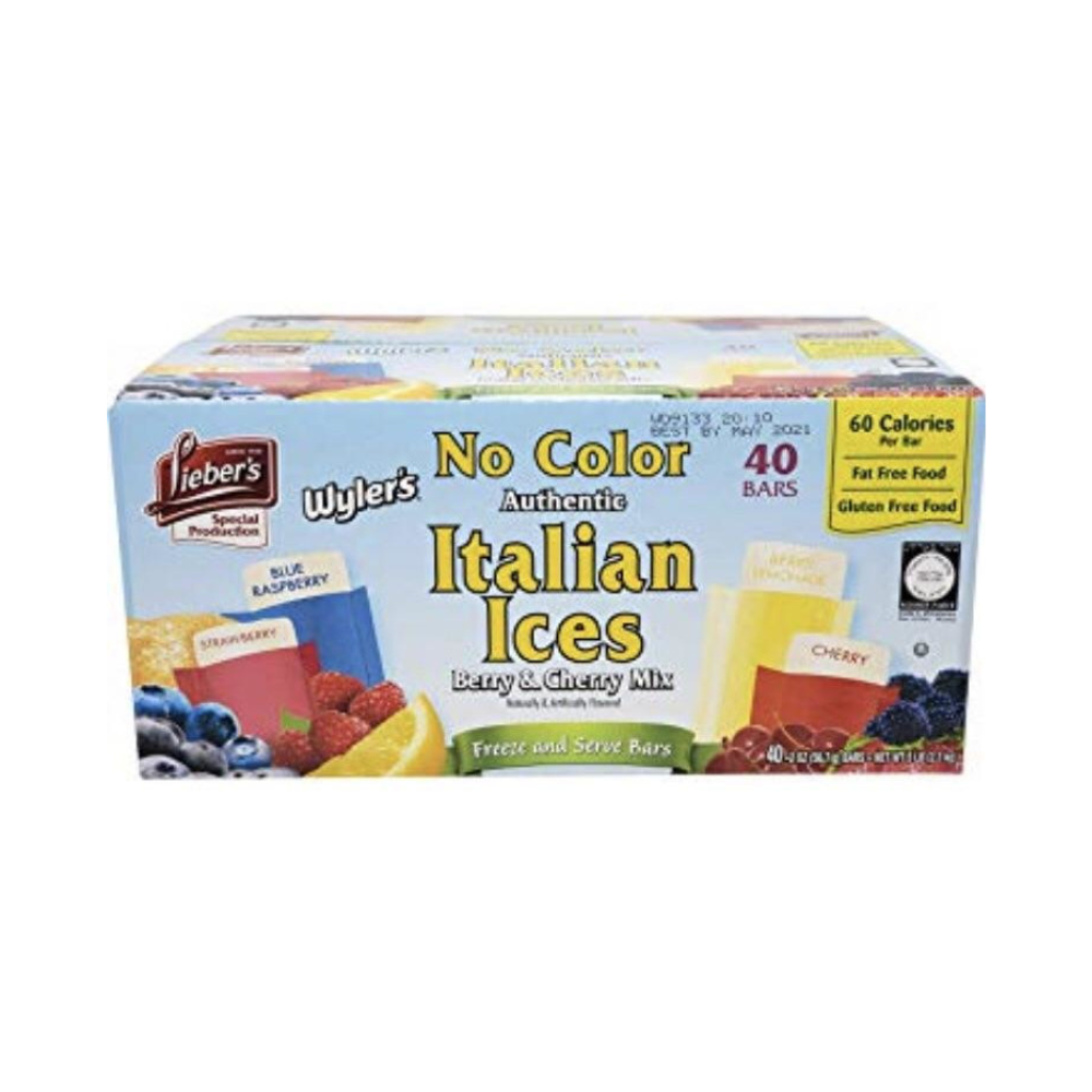 Wyler’s Authentic Italian Ices Berry & Cherry Mix No Colour 40 Bars 2.3kg